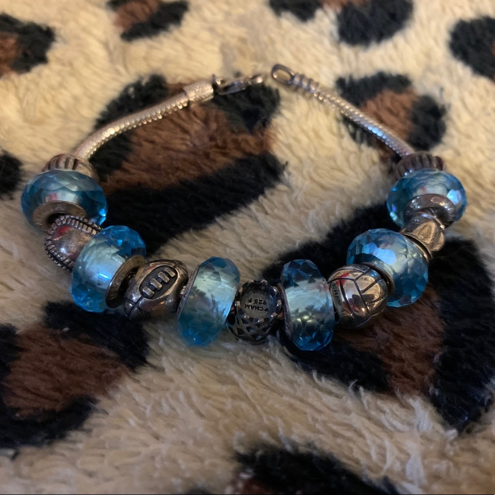 Chamilia bracelet with beads and charms